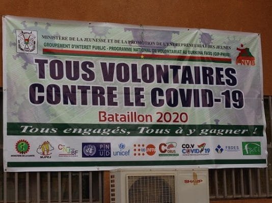 Burkina Faso: Un bataillon de 15 000 volontaires contre la pandémie Covid-19