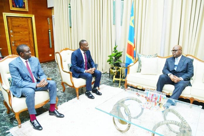 YVON SANA BANGUI ET FELIX ANTOINE TSHISEKEDI